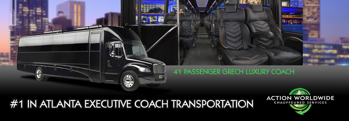 Experience Atlanta's Most Newest Comfortable Executive Coach Charter Service