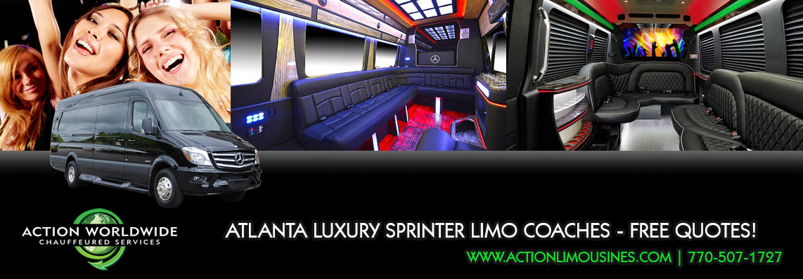 Sprinter Limo Coach Rental Service in Atlanta, GA